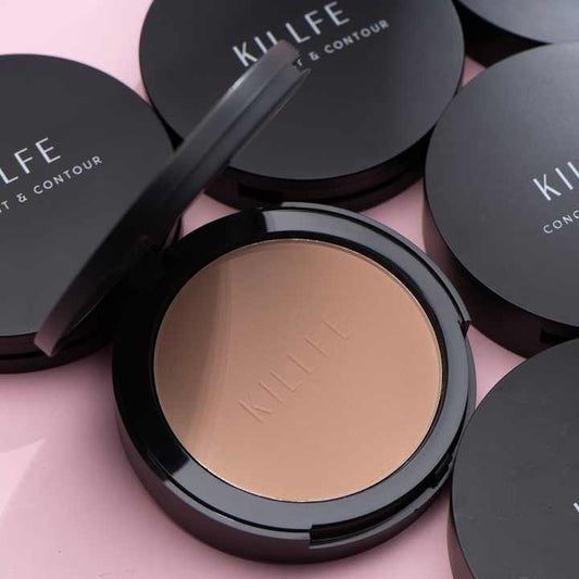 Calf Your Own Brand Maquillage Pour Mayur Compact Powder OEM ODM Custom Logo Makeup Foundationكيلف العلامة التجارية الخاصة بك ماكويلاجي بور مايور مسحوق مضغوط أوم أودم شعار مخصص ماكياج الأساس
