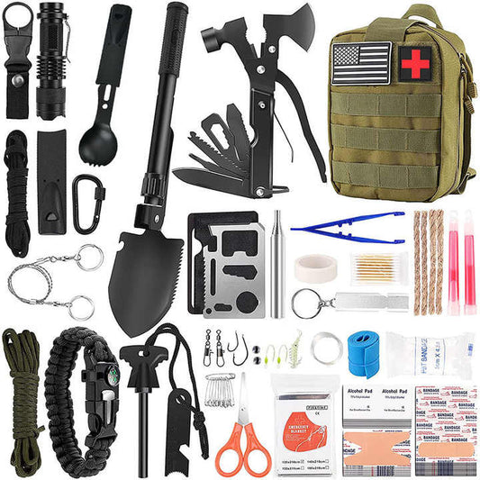 Outdoor Camping Equipment, Multifunctional Survival . معدات تخييم خارجية، مجموعة أدوات بقاء متعددة الوظائف، تسلق