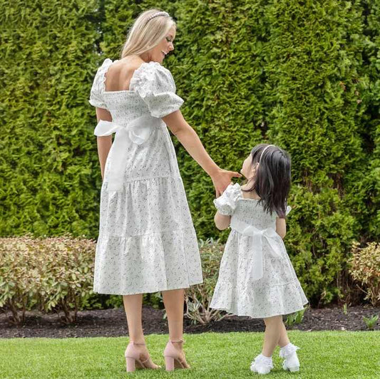 فستان نسائي كاجوال منقوش بالورودWomen's Casual Floral Print Dress