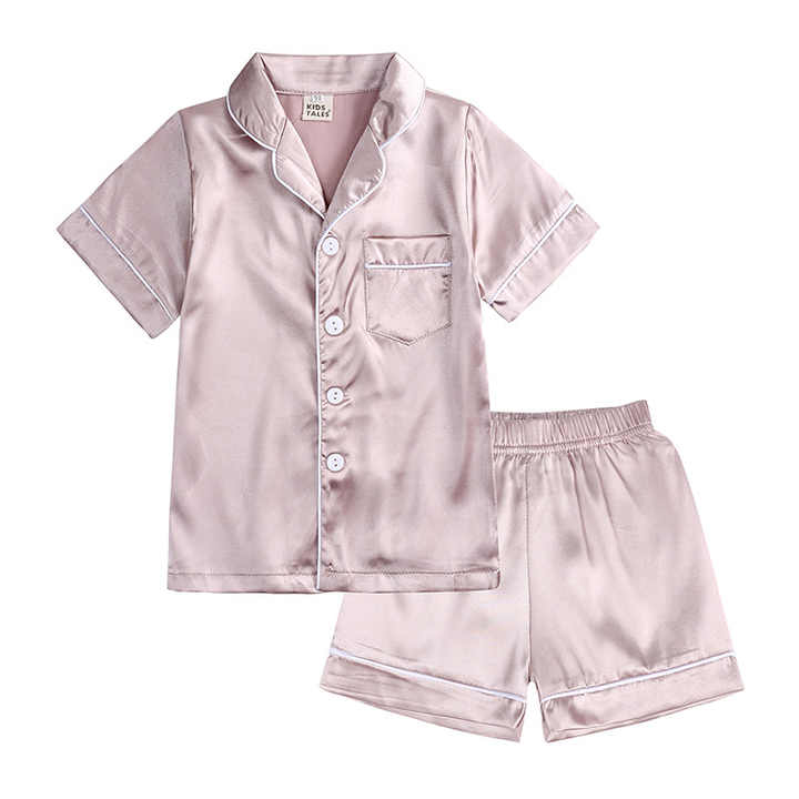 Children's silk pajamas