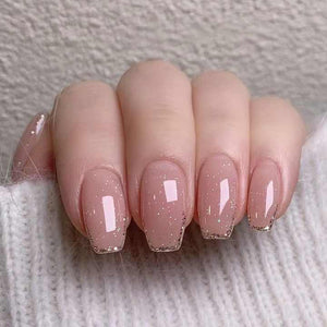 French Pink French- أظافر الأكريليك