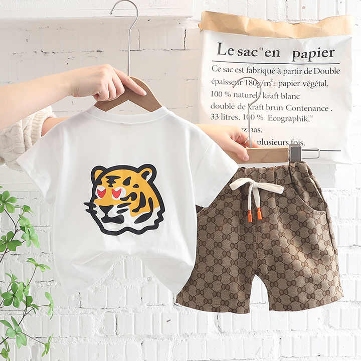 Boys' Shorts, Short-Sleeved Shorts, Boys' Summer Clothes