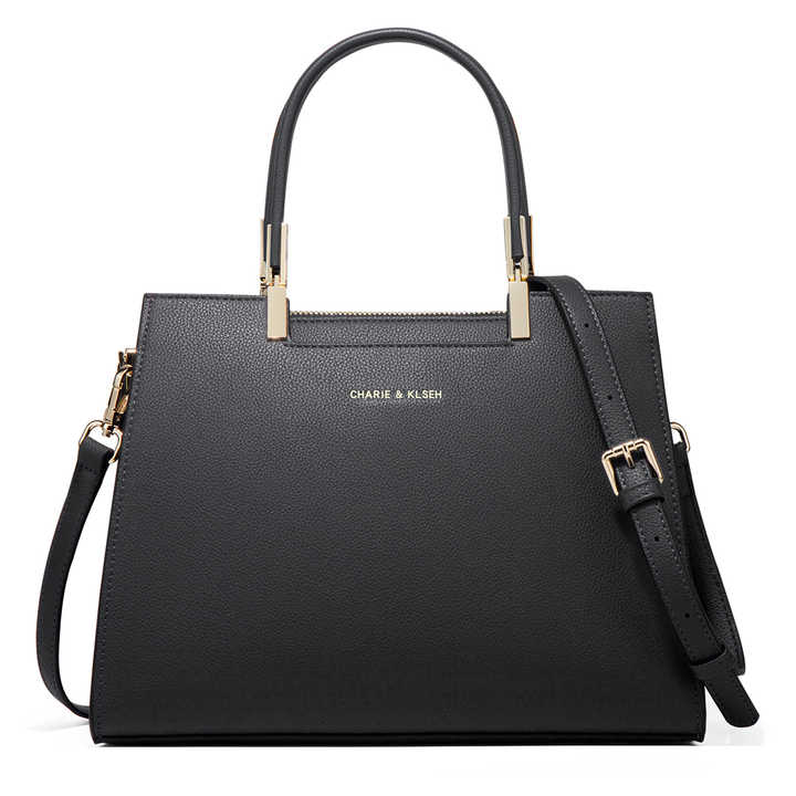 Classic, simple, elegant, large-capacity handbag 