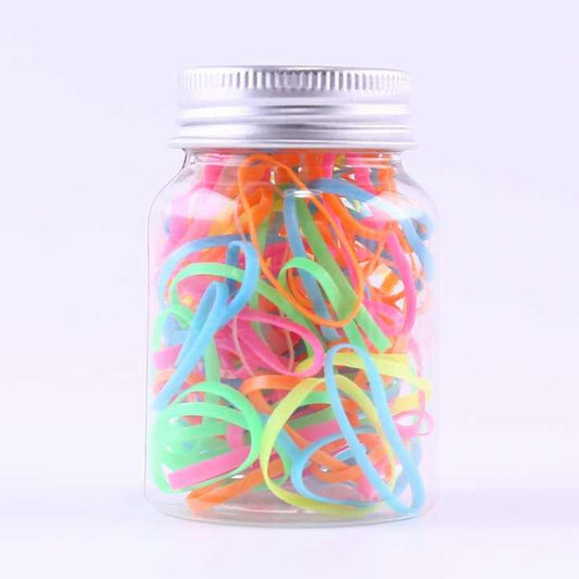 Small rubber band hair accessories 