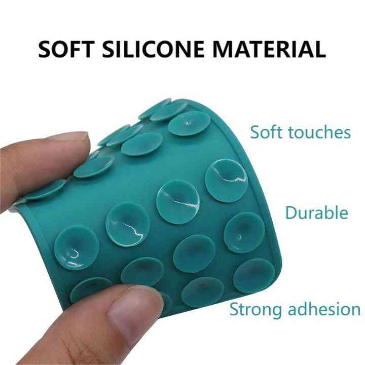 قبضة الهاتف المحمول على الوجهين وسادة شفط . Double-sided mobile phone grip sticky