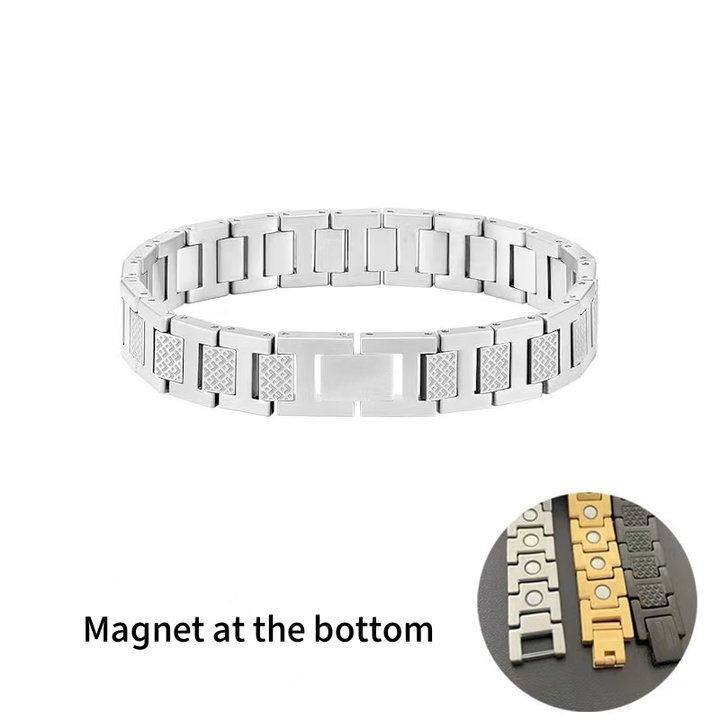 Men's Hip Hop Fashion Stainless Steel Watch 