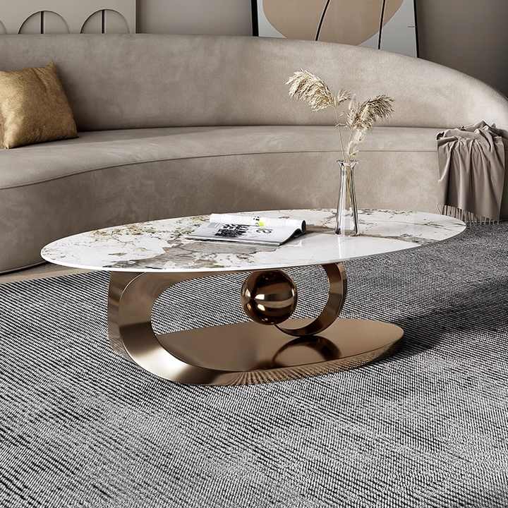 Modern Luxury Mobile Small Round Coffee Tables. 