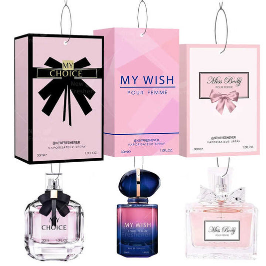 طريقي العطور الروائح العطر ورقة معطر الهواء سيارة رائحة زجاجة عطر My Way Perfume Aromatherapy Fragrance Paper Car Air Freshener