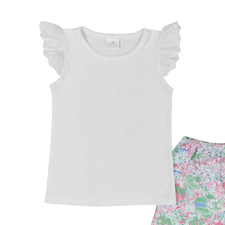 Clothing Kids Newborn Girl Outfits-  طقم مكون من قطعتين للأطفال حديثي الولادة