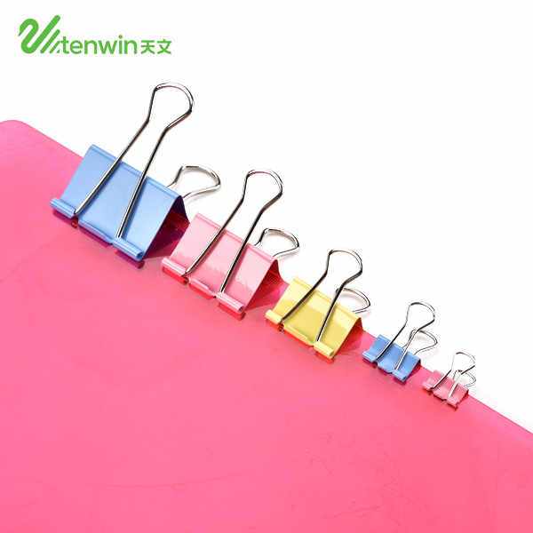 Tenwin Desk Stationery Binder Clips--مشابك ملفات مكتبي