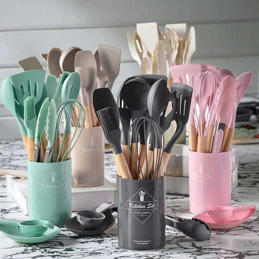 12 Piece Kitchen Accessories Set Non-Stick Kitchen Tools 
