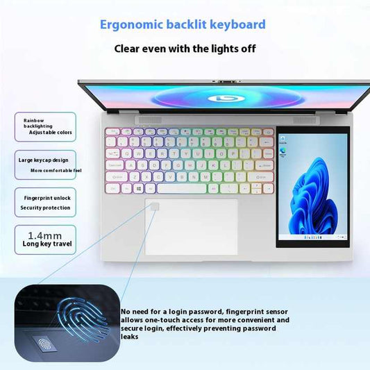 كمبيوتر محمول جديد تمامًا