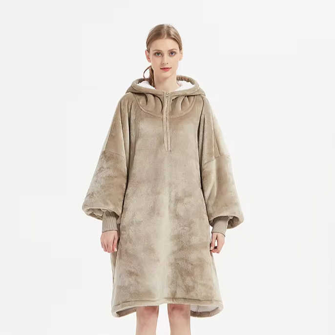 Large Size Hoodie Wool