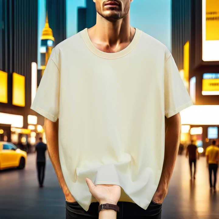 Wholesale Men's Summer Heavy T-Shirt 