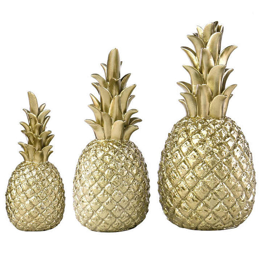 , Creative Living Room Decor, TV Cabinet, Soft Decor, Pineapple Letterديكور على شكل أناناس من Nordic INS, ديكور على شكل أناناس باللون الأسود الذهبي ، ديكور إبداعي لغرف المعيشة ، خزانة تلفزيون ، ديكور ناعم ، حرف الأناناس