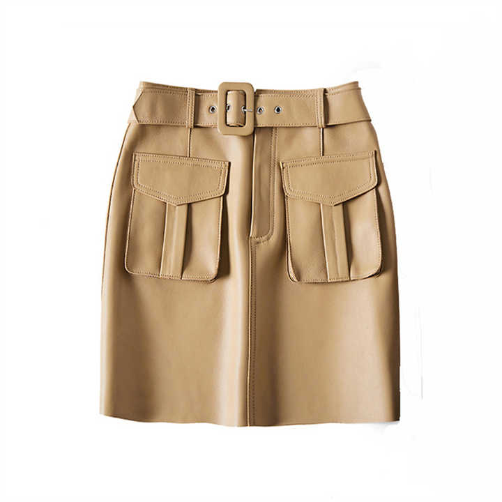 Sexy leather skirt for women 