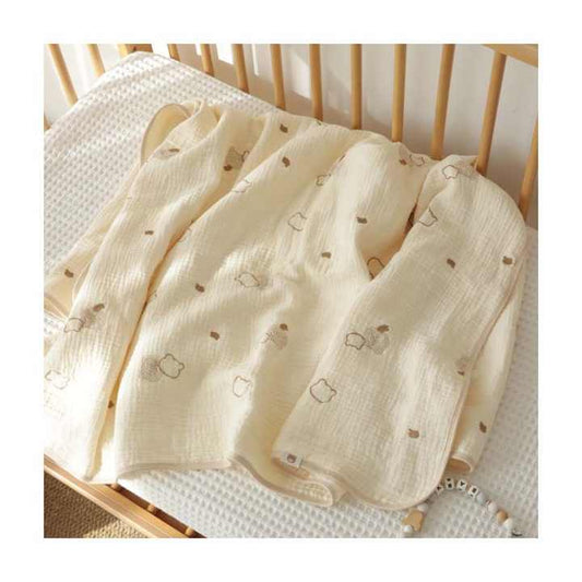 Cotton Baby Blanket-بطانية أطفال من القطن الموسلين