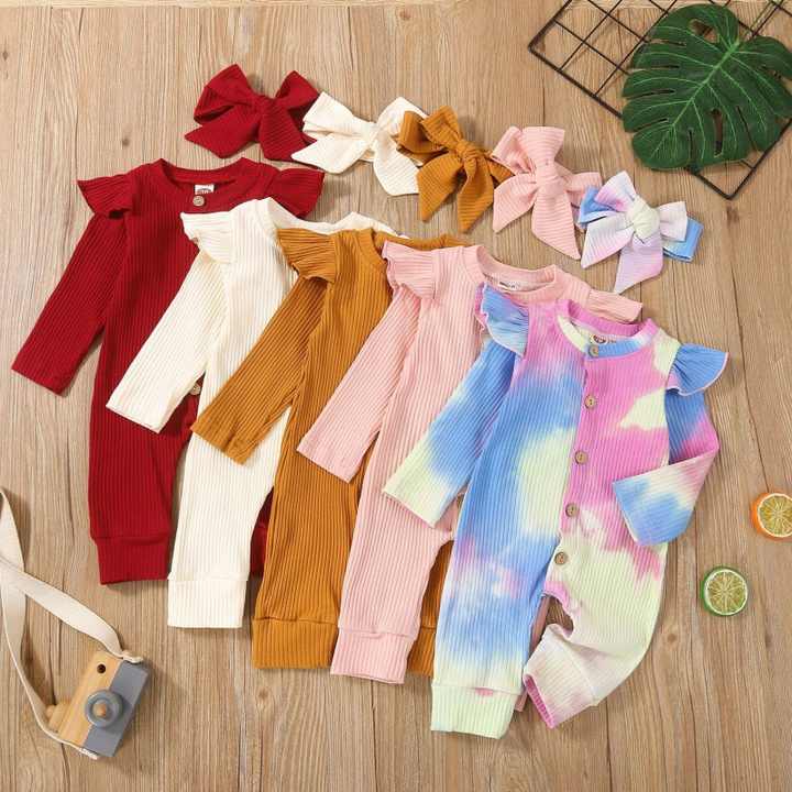 Newborn girls' suit 