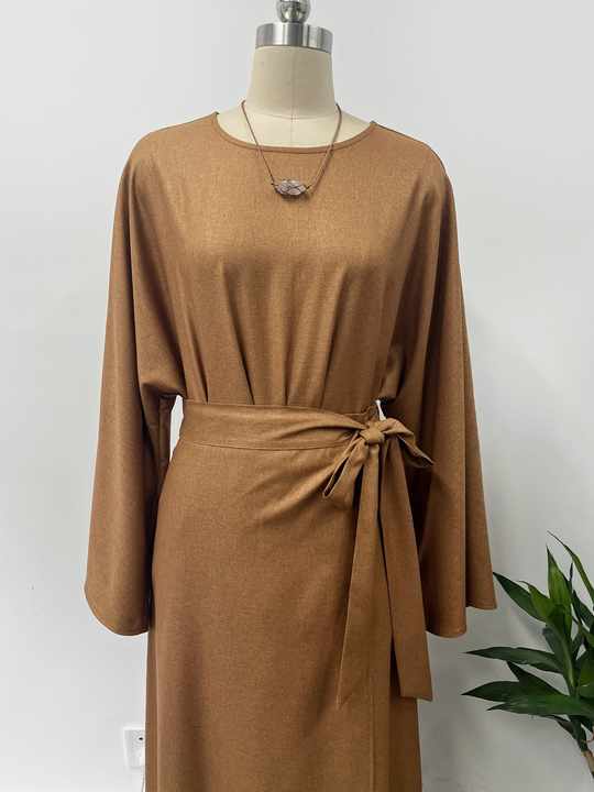 Ramadan Kebaya Solid Color-عباية رمضانية بلون