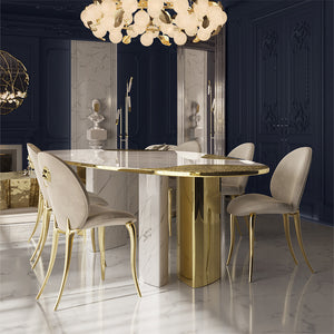 طاولة طعام رخامية