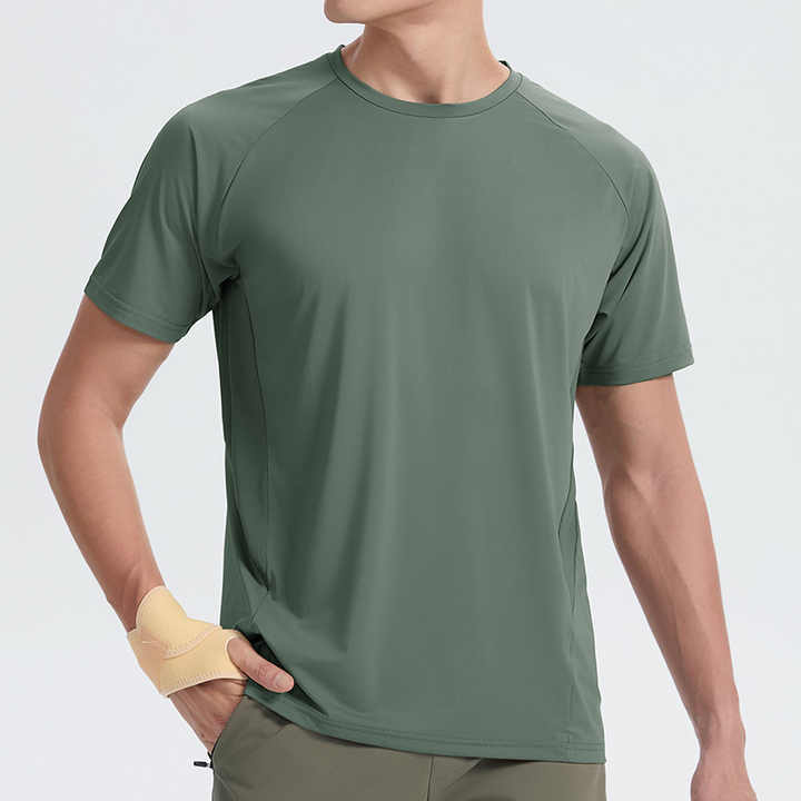 Men's Summer Custom Short Sleeve Workout T-Shirt 