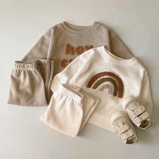 2pcs Baby Clothing Sets: Baby Boys Cotton Blend Spring 