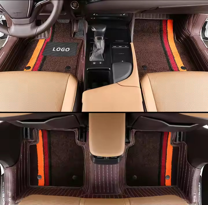 5D Leather Car Floor Mats 