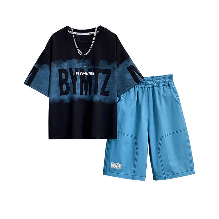 Men's T-shirt, boys' set 