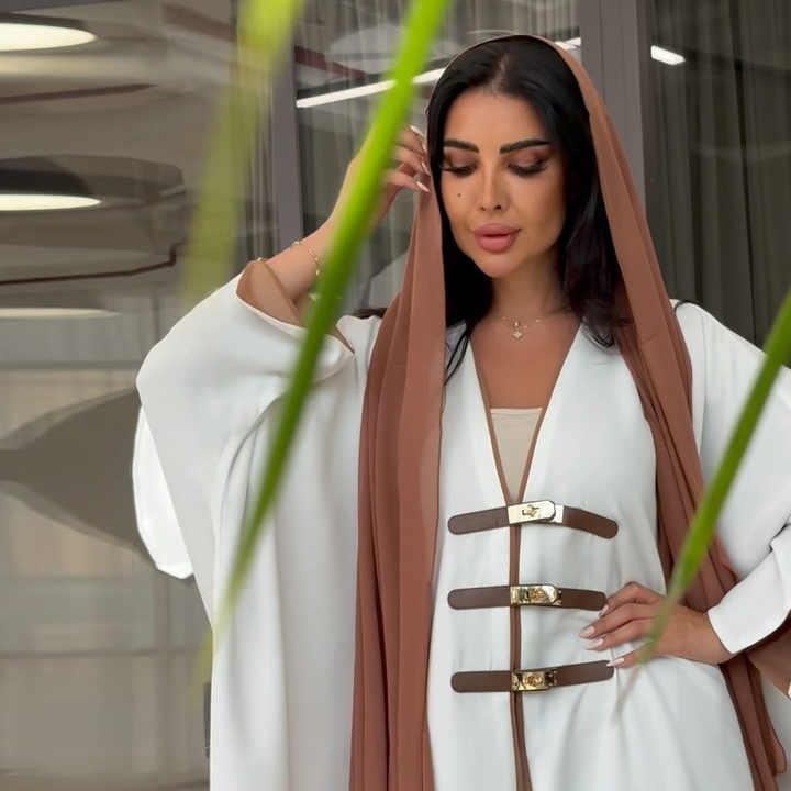 Colorful Arabic Abaya 