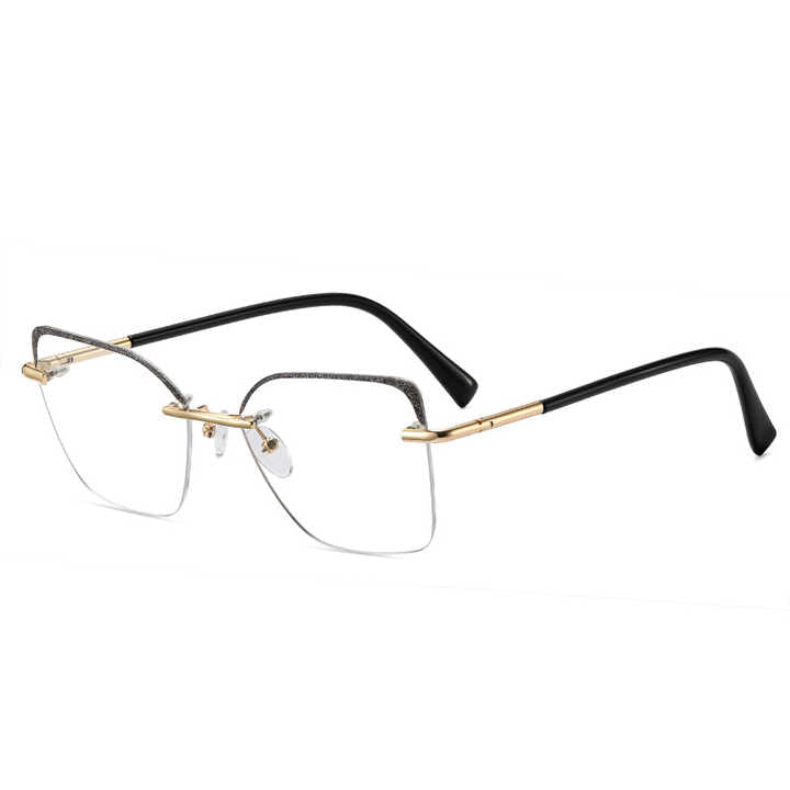 نظارات شمسية نسائية TR90 بدون إطار ، نظارات نسائية ، نظارات نسائية بدون إطار لامعة ، نظارات نسائية ، شعار مخصصTR90 Rimless Women's Sunglasses, Women's Glasses, Women's Rimless Shiny Glasses, Women's Glasses, Custom Logo