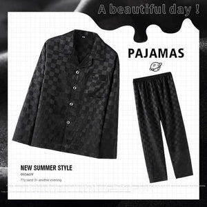 Men's long-sleeved sleepwear