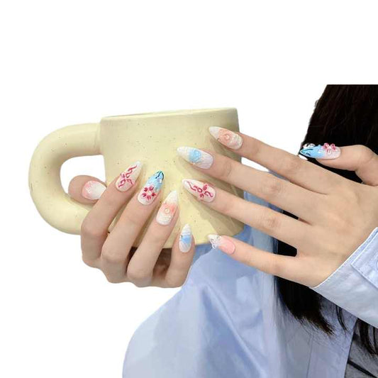 almond nails - fingernails 