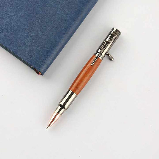 Ballpoint Pen Business Brass Screw Pressure Gun Rose 
