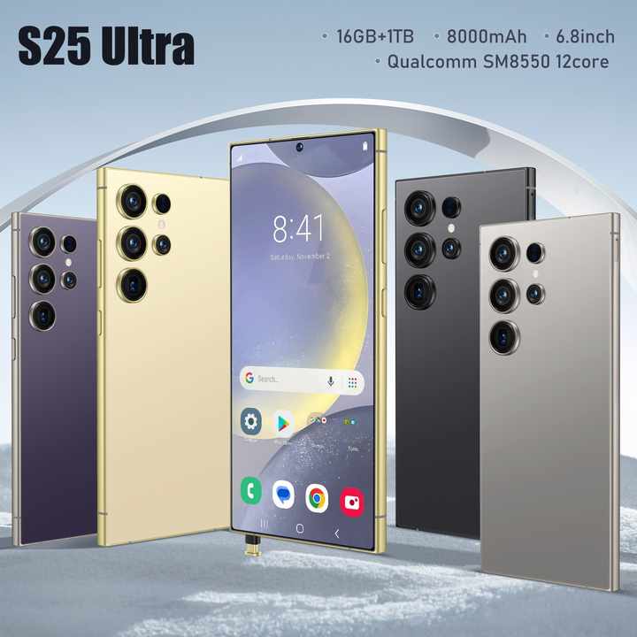 2025 New Original S25 Ultra 5G Smartphone 6.8-Inch Android New Original S25 Ultra 5G Smartphone with HD Display 