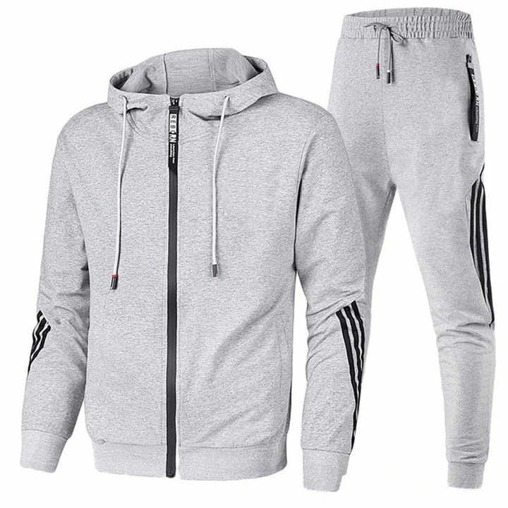 Men's Casual Tracksuit Hoodie and Pants 2 