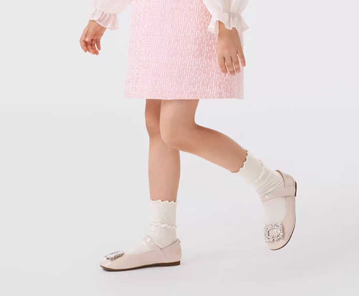 Girls Mary Jane Flat Shoes 