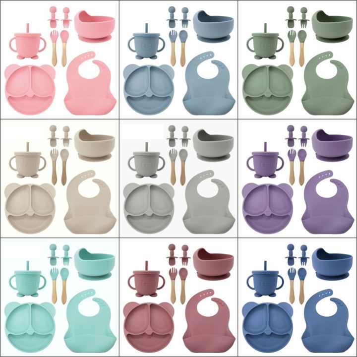 Custom bear dinner plates, aprons 