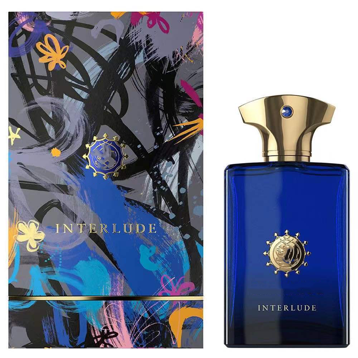 High Quality 100ml Amouage Interlude Man Woody Luxury Original EDP Long Lasting Fragrance for Men Hot Sale عطر أمواج إنترلود مان وودي الفاخر الأصلي عالي الجودة 100 مل، عطر يدوم طويلاً للرجال، تخفيضات ساخنة
