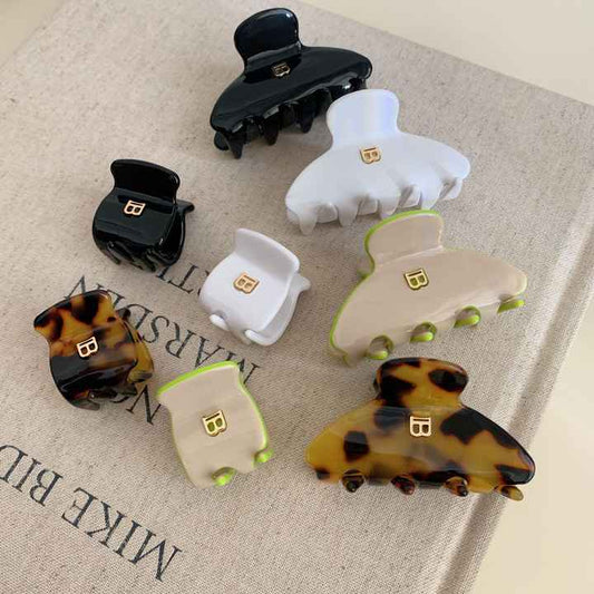 Korean Style Good Selling Gold Letter-مشبك شعر