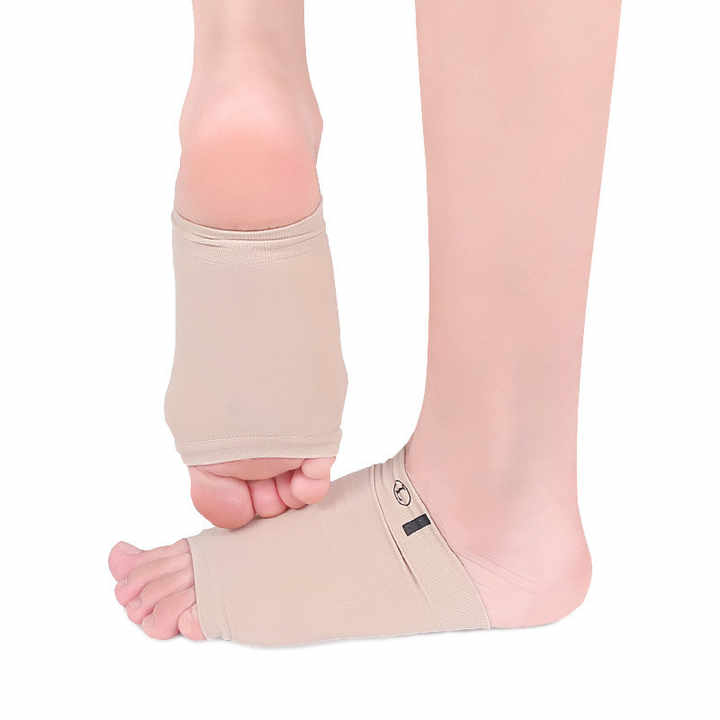 Padded Sleeve Compression Socks Silicone gel insole, arch support