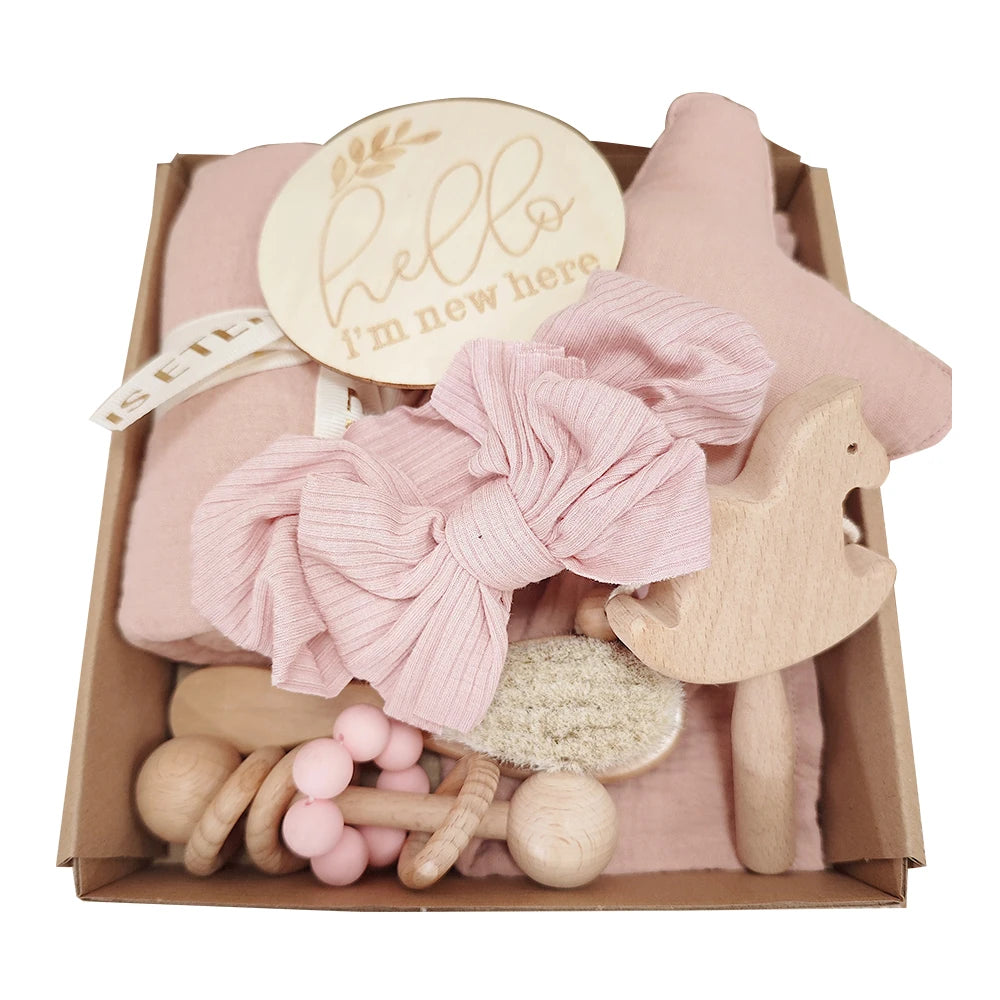 Shower Gift Set Hamper Blue-مجموعة هدايا حفل