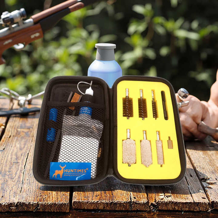 Portable EVA Inner Tray Gun Bag Cleaning Kit 