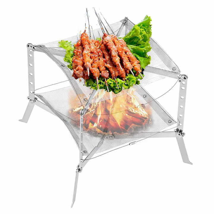 Compact folding fire pit, made of durable. 