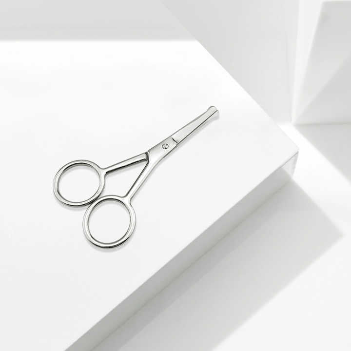 Men's Stainless Steel Beauty Nose Hair-مقص تجميل رجالي