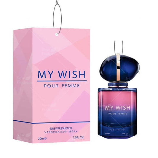 My Way Perfume Aromatherapy Fragrance Paper Car Air Freshener Scent Bottle