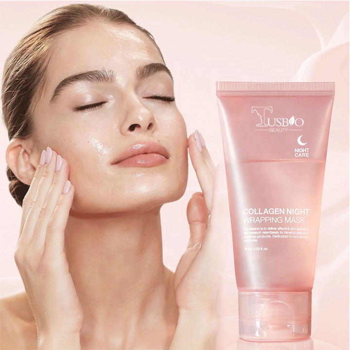 Collagen mask for the skin