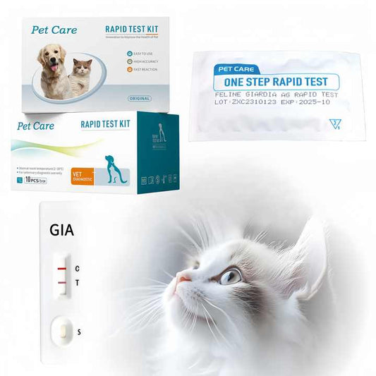 مجموعة اختبار السرعة للكلب والقط جيارديا Giardia Speed Test Kit for Dogs and Cats