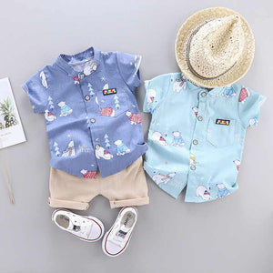 Summer Boutique 1-4 Years Children's Clothing Set Polo 