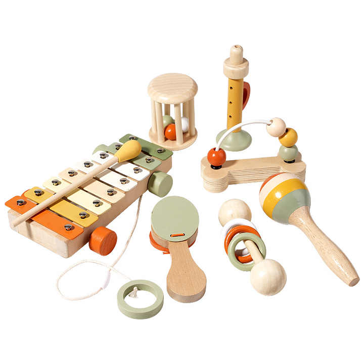 منتج جديد CE-لعبة خشخيشة خشبية مونتيسوري . New Product CE - Multifunctional Montessori Wooden
