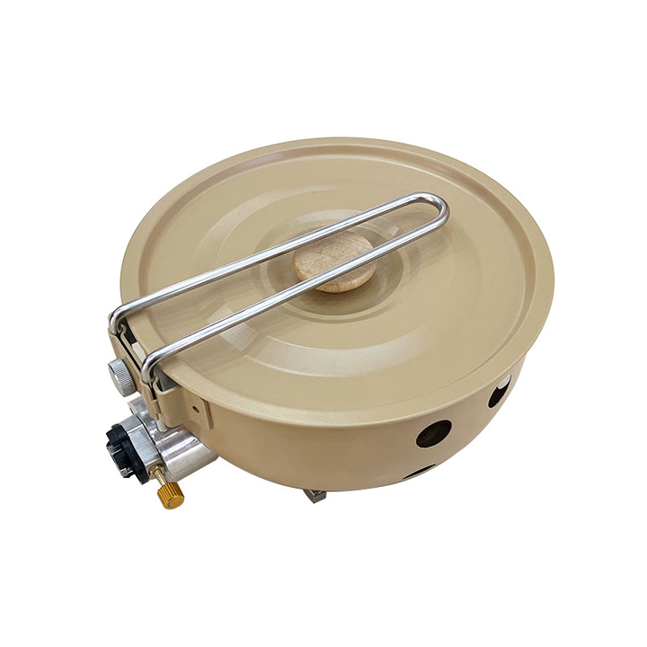 Portable Outdoor Camping Windproof Gas Stove and 